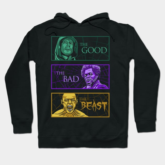 The Good, the Bad and the Beast Hoodie by RyanAstle